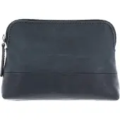 Leonhard heyden Leren toilettas Hamburg Kosmetiktasche 7089 Marineblau donkerblauw