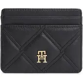 Tommy Hilfiger Etui 'Quilted Card' zwart