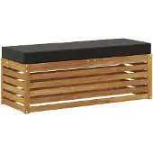vidaXL Buitenstoelbank Massief Acacia Hout Naturel