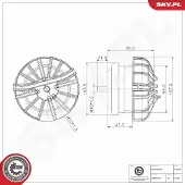 ESEN SKV 75SKV416 Motorsteunlager