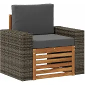 vidaXL Buiten Midden Sofa Naturel