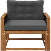 vidaXL Buiten Midden Sofa Naturel