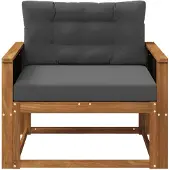 vidaXL Buiten Midden Sofa Massief Acacia Hout Naturel