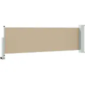 vidaXL Zijkant luifel 80 x 300 cm 100% polyester, ijzer, staal