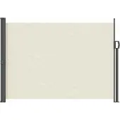 vidaXL Uittrekbaar Zijscherm 140 x 300 cm 100% polyester, ijzer, staal