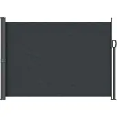 vidaXL Uittrekbaar Zijscherm 120 x 300 cm 100% polyester, ijzer, staal