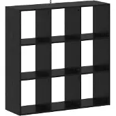 vidaXL Boekenkast Zwart eiken 102 x 32 x 102 cm