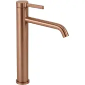 REA - Rivo - Wastafelkraan - Geborsteld Koper High - 15,5X5X28Cm
