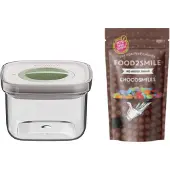 Berghoff & FRIENDS | Food2Smile + Smart Seal 0.40L Chocosmiles 85g - Transparant -