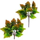 Inspiruj Alokazja - Kunstplant - Bruine Bladeren - Pik 38 cm