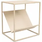Loft42 Freek Bijzettafel met Tijdschriften- of Krantenbak Zwart - -