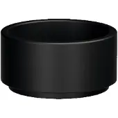 Kerasan Oke Keramische waskom, Ø30cm, mat zwart