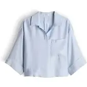 Opus Blouse 'Felmara' lichtblauw