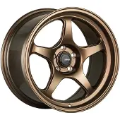 König Hyperspec 15x9 4x100 ET35 Matte Bronze Wheel (Knurled Bead)