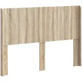 vidaXL Hoofdbord Sonoma Eiken Bewerkt hout