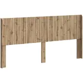 vidaXL Hoofdbord Artisanaal eiken Bewerkt hout