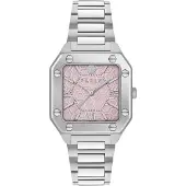 Philipp Plein Analoog horloge 'PLEIN EDGE' zilver