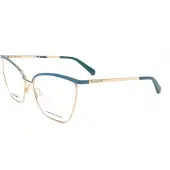 Moschino Bril - - MOL596 - Teal (groen) - Roestvrijstalen montuur - 56-15-140