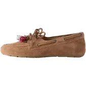 Next - Dames - Forever Comfort leren bootschoenen met bedel - Bruin
