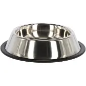 Unyqoos roestvrijstalen hondenbak van 900 ml – met antislip rubberen bodem, vaatwasmachinebestendig, roestvrij, elegant design voor kleine en middelgrote honden