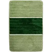 Unyqoos Stijlvolle groene badmat met 3D-effect en antislip voor veilig badkamergebruik