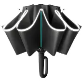 Unyqoos Windbestendige en ruime opvouwbare paraplu met automatische bediening en UV-bescherming