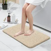 Unyqoos Zachte en Absorberende Badmat met Antislip en Wasbare Eigenschappen