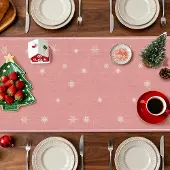 Unyqoos Stijlvolle en veelzijdige tafelloper voor feestelijke kerstdecoratie