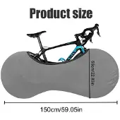 Unyqoos Water- en stofbestendige fietshoes met elastische rand voor veelzijdig gebruik