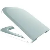 Unyqoos Duroplast toiletbril, wit – afneembaar, met softclose sluiting en roestvrijstalen scharnieren (DIN 19516), geschikt voor keramische toiletmodellen