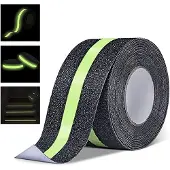 Unyqoos Veilige antisliptape met lichtgevende strepen voor trappen en vloeren