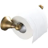 Unyqoos Toiletrolhouder, wandmontage, antiek messing (geborsteld brons), design zonder deksel, ruimtebesparend met verborgen schroeven – 20 x 7,2 x 5,6 cm