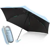 Unyqoos Compacte stormbestendige paraplu met uv-bescherming en capsulehoes