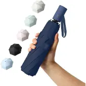 Unyqoos Compacte en paraplu voor regen en zon met UV-bescherming