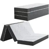 Unyqoos Opvouwbare matras met afneembare hoes voor reizen en logeren