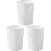 Unyqoos Stijlvolle en compacte prullenbakset voor badkamer, keuken en kantoor