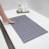 Unyqoos Antislip douchemat met zuignappen en afvoergaten voor veilig douchen