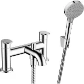 Unyqoos Chromen badkraan met dubbele functie voor bad en douche