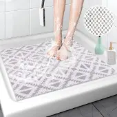 Unyqoos Antislip Douchmat met Sneldrogende Eigenschappen voor Badkamer en Keuken