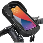Unyqoos Waterdichte fietshouder met opbergruimte en regenhoes voor smartphone