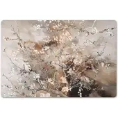 Unyqoos Moderne afwasbare placemats met kunstzinnige print voor stijlvolle eettafel