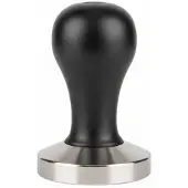 Unyqoos Professionele koffiestamper met ergonomische houten handgreep en roestvrijstalen basis