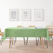 Unyqoos Waterafstotend tafelkleed linnenlook voor diverse gelegenheden 135x135 cm
