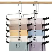 Unyqoos Ruimtebesparende antislip kledinghangers met schuim, set van drie stuks