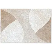 Unyqoos Stijlvolle antislip binnenmat voor entree met abstract Japans design