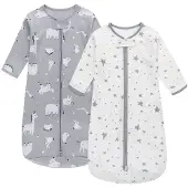 Unyqoos Comfortabele en ademende katoenen babyslaapzakken set voor peuters