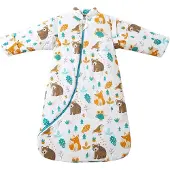 Unyqoos Warme biologische kinderslaapzak met lange mouwen voor alle seizoenen