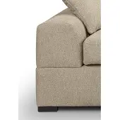 Furnilux Veda 3-zits bank beige | moderne loungebank in hoogwaardige stof