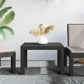 Prolenta Maison Exclusive - Tuintafel, antraciet, 59x47x40 cm, PP-materiaal