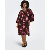 ONLY Carmakoma Carcamille Korte Jurk Dames Roze 48